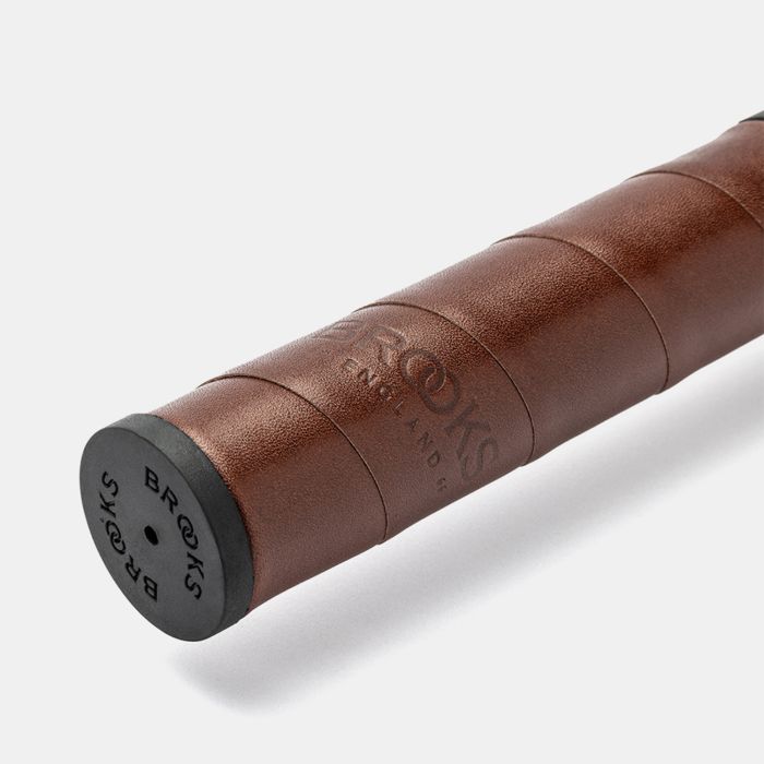 Load image into Gallery viewer, Brooks willow leather grip (130+130mm) - antic brown