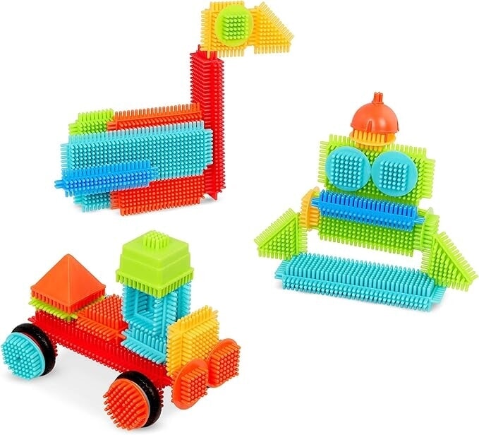 Load image into Gallery viewer, Bristle blocks in plastic ton 50 delig