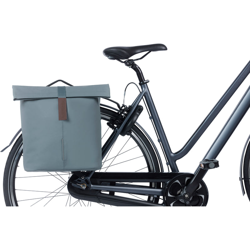 Load image into Gallery viewer, Basil dubbele fietstas city mik 28-32 liter - graphite blue