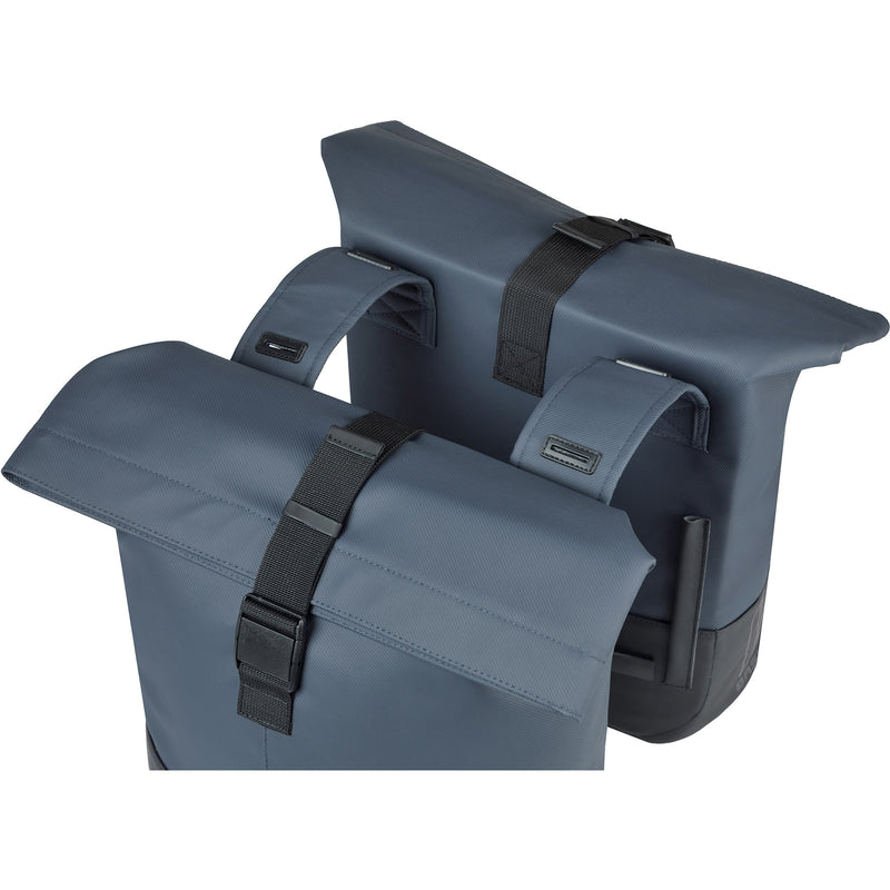 Load image into Gallery viewer, Basil b.v. tas basil cove dubbel blauw zwart | 32l