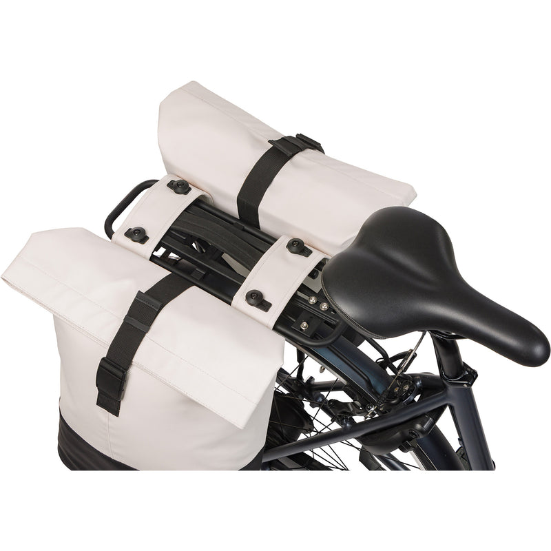 Load image into Gallery viewer, Basil tas cove dubbel wit zwart | mik | 32l