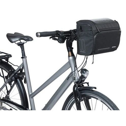 Load image into Gallery viewer, Basil stuurtas move kf 7-8 liter 17 x 23 x 20 cm - zwart