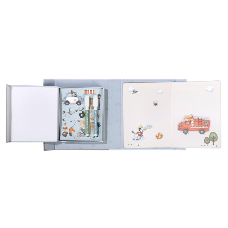 Load image into Gallery viewer, Little dutch whiteboard kleurset - jim voertuigen