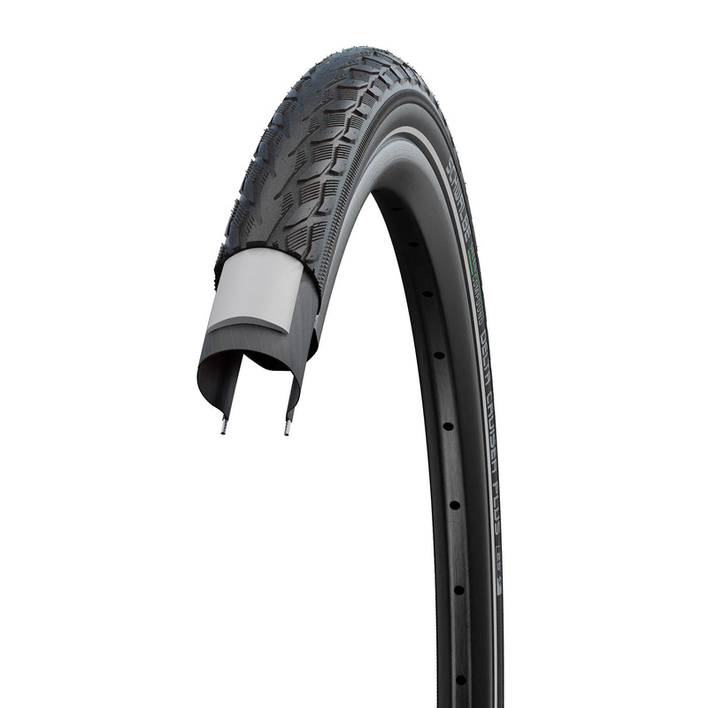 Load image into Gallery viewer, Buitenband Schwalbe Delta Cruiser Plus PunctureGuard 28 x 1.75 47-622mm - zwart met reflectie
