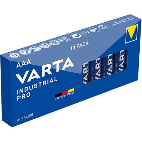 Load image into Gallery viewer, Varta industrie alkaline 4003 aaa 10-pack