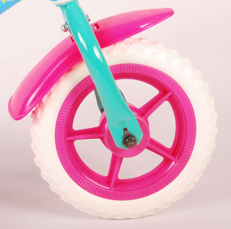 Load image into Gallery viewer, Ocean Kinderfiets - Unisex - 10 inch - Roze Blauw - Doortrapper