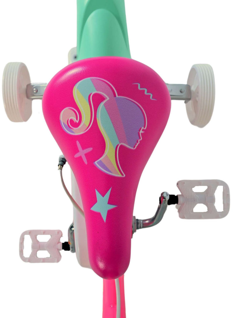 Load image into Gallery viewer, Volare barbie kinderfiets - meisjes - 12 inch - roze - twee handremmen