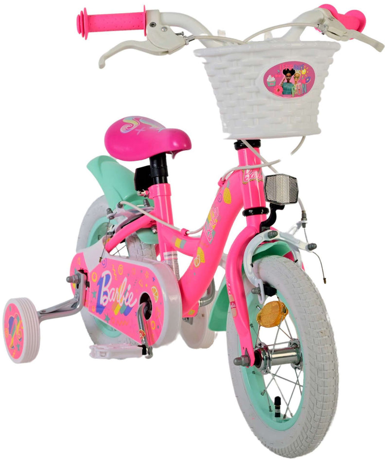 Load image into Gallery viewer, Volare barbie kinderfiets - meisjes - 12 inch - roze - twee handremmen