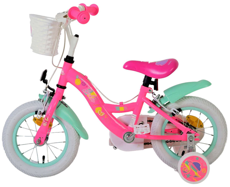 Load image into Gallery viewer, Volare barbie kinderfiets - meisjes - 12 inch - roze - twee handremmen