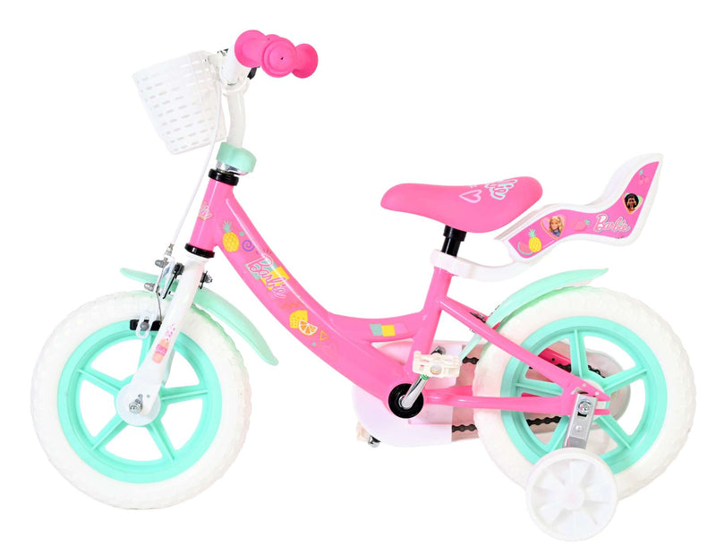 Load image into Gallery viewer, Volare barbie kinderfiets - meisjes - mag wheels - 12 inch - roze