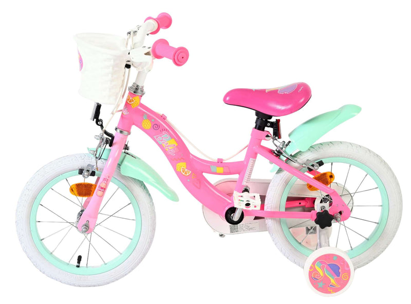 Load image into Gallery viewer, Barbie kinderfiets - meisjes - 14 inch - roze - twee handremmen