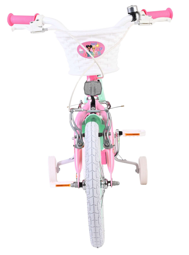 Afbeelding laden in galerijviewer, Volare barbie kinderfiets - meisjes - 16 inch - roze - twee handremmen