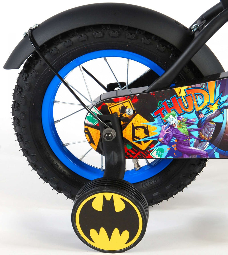 Afbeelding laden in galerijviewer, Kinderfiets 12 Batman - zwart geel