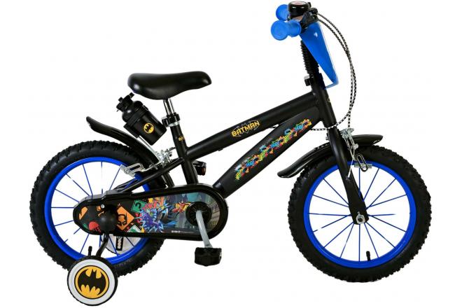Load image into Gallery viewer, Batman Kinderfiets Jongens 14 inch Zwart Twee handremmen