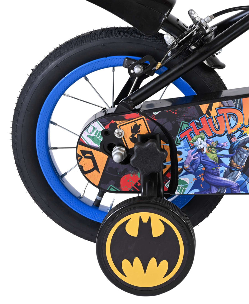 Load image into Gallery viewer, Batman kinderfiets - jongens - 12 inch - zwart - twee handremmen