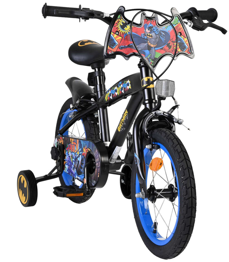 Load image into Gallery viewer, Batman kinderfiets - jongens - 14 inch - zwart - twee handremmen
