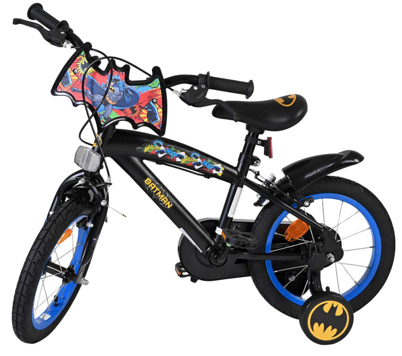 Load image into Gallery viewer, Batman kinderfiets - jongens - 14 inch - zwart - twee handremmen