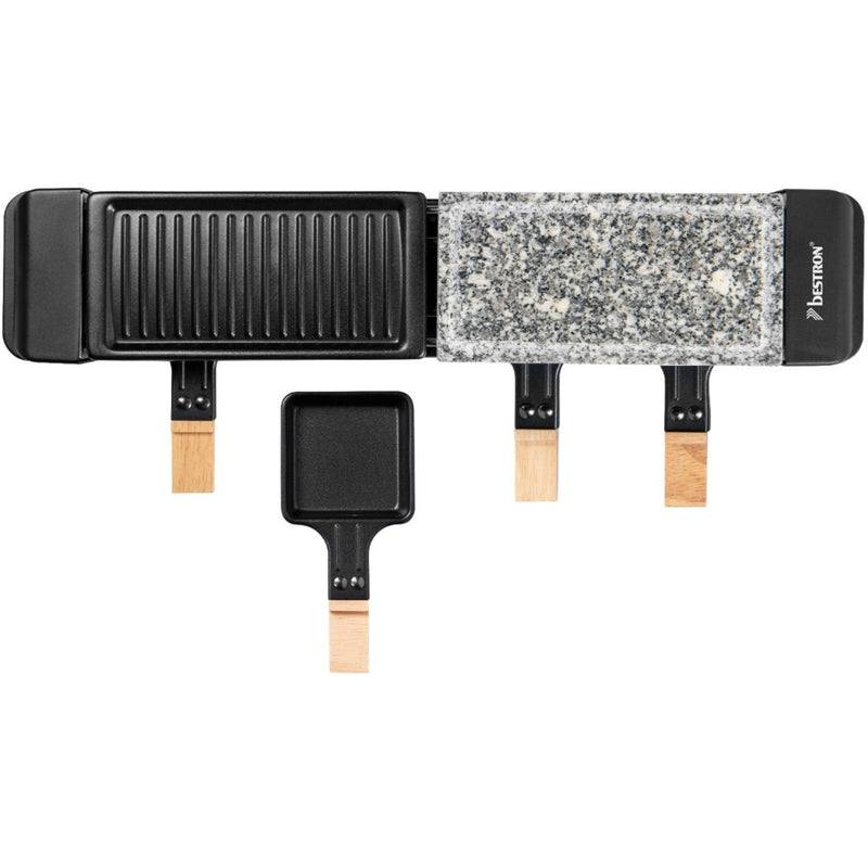 Load image into Gallery viewer, Bestron ARG200BW Raclette met natuurgrillsteen en grillpla