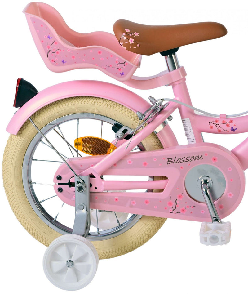 Load image into Gallery viewer, Volare Blossom Kinderfiets Meisjes 14 inch Roze Twee Handremmen