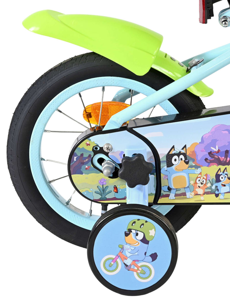 Load image into Gallery viewer, Bluey kinderfiets - uni- 12 inch - blauw