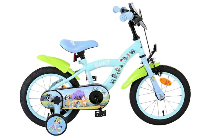 Load image into Gallery viewer, Bluey kinderfiets - 14 inch - lichtblauw