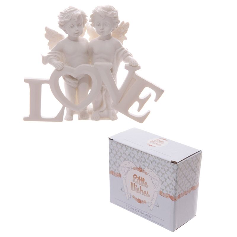 Afbeelding laden in galerijviewer, Cherubijnen koppel love letters