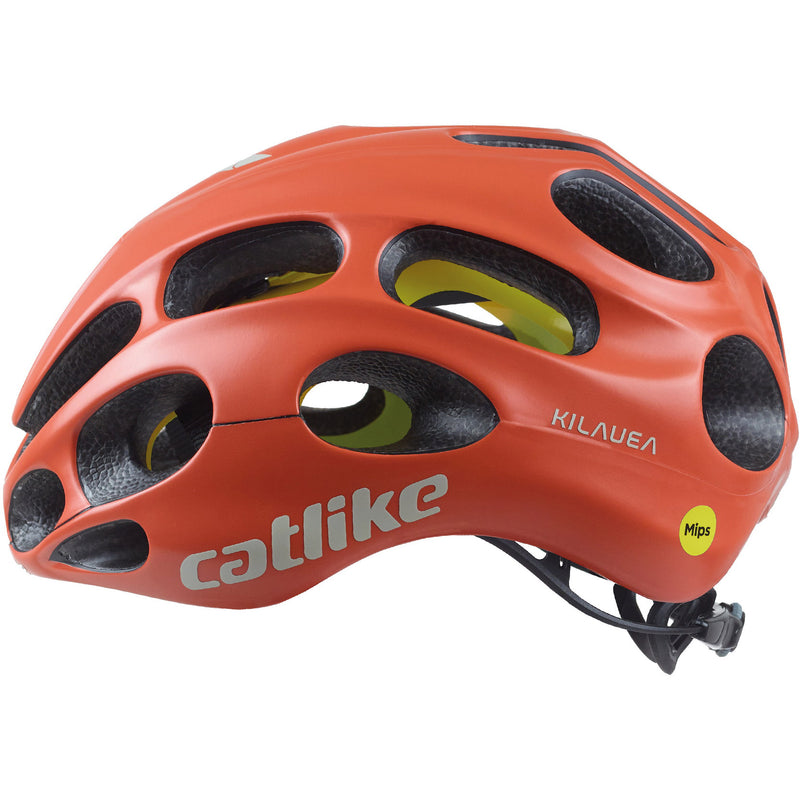 Load image into Gallery viewer, Buzaglo catlike racehelm kilauea mips maat m 55-57cm gold flame