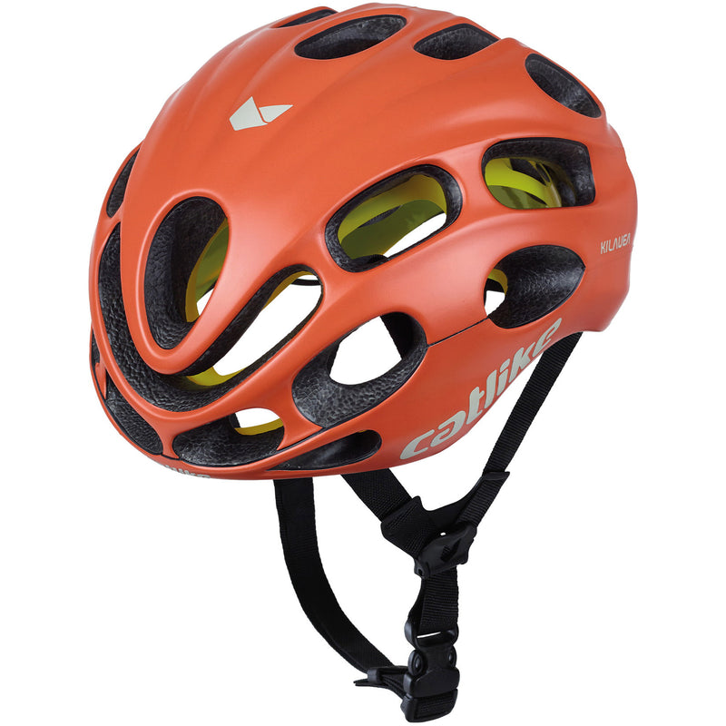 Load image into Gallery viewer, Buzaglo catlike racehelm kilauea mips maat m 55-57cm gold flame
