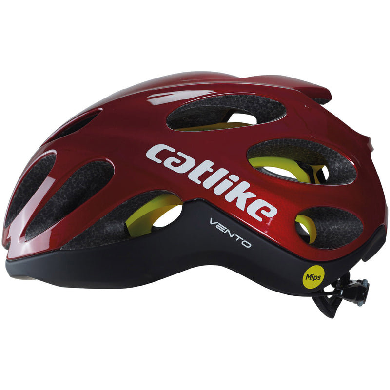 Load image into Gallery viewer, Catlike racehelm vento mips maat s 52-54cm red metallic