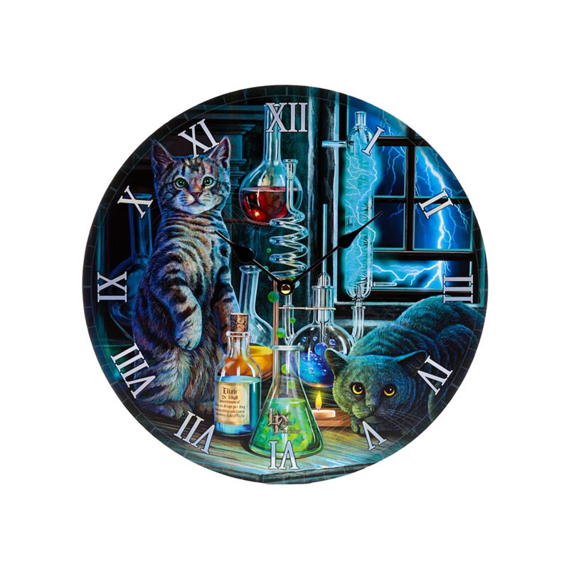 Afbeelding laden in galerijviewer, Lisa parker jekyll hyde katten bedrukte klok