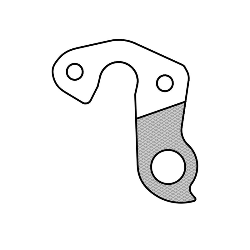 Load image into Gallery viewer, Union schaltauge dropout hg-212 incl. screws