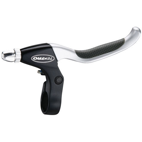 Load image into Gallery viewer, TEKTRO CL530TS+CL533RT Rollerbrake remgreepset 4-vinger zwart satijn met bel (hangverpakking)