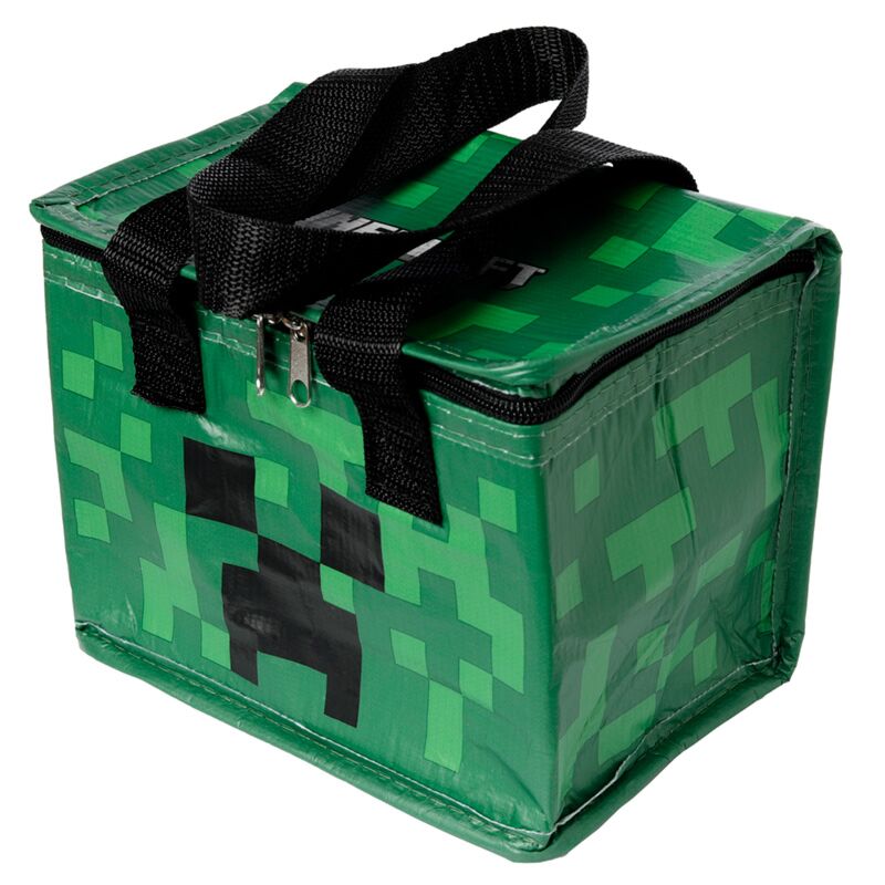 Load image into Gallery viewer, Union minecraft creeper rpet duurzame koeltas lunchtas