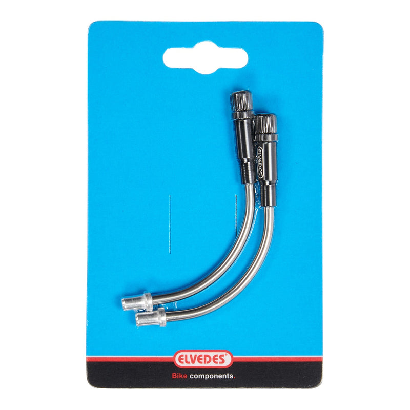 Load image into Gallery viewer, Verstelbare V-brake bochtjes 90° RVS (2 stuks)
