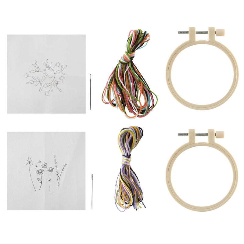 Afbeelding laden in galerijviewer, Craft id mini borduurset, 2pcs. dia 8.5cm.