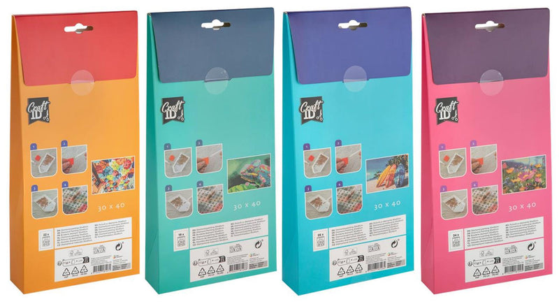Load image into Gallery viewer, Craft id diamond painting 30x40cm 4 assorti