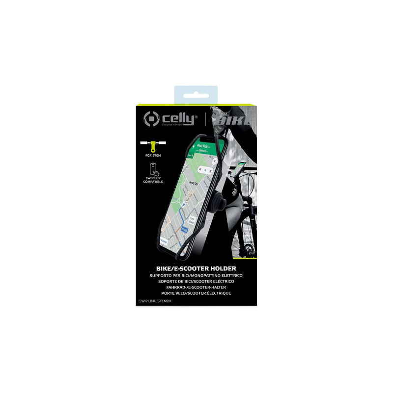 Load image into Gallery viewer, Celly Telefoonhouder Swipe stuurpen zwart