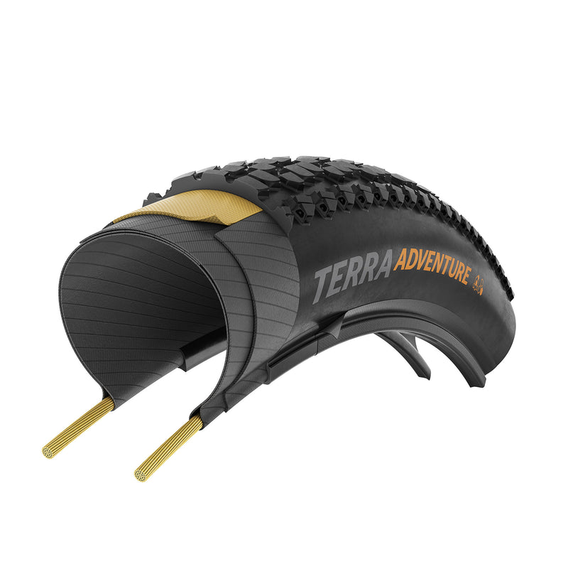 Afbeelding laden in galerijviewer, Continental vouwband terra adventure 55-622 tr zwart