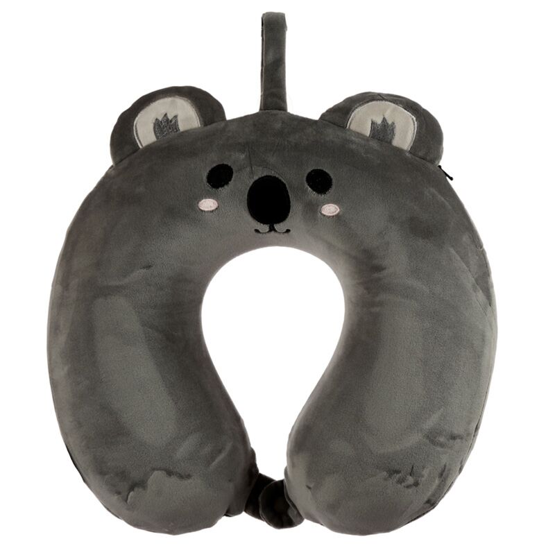 Afbeelding laden in galerijviewer, Relaxeazzz koala pluche memory foam nekkussen