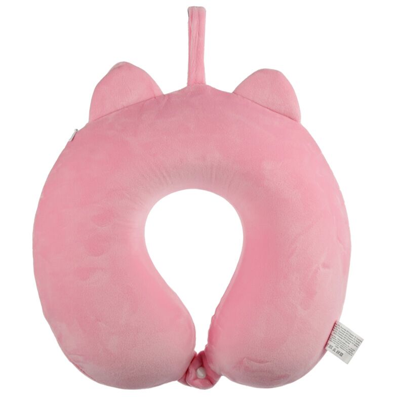 Afbeelding laden in galerijviewer, Relaxeazzz varken pluche memory foam nekkussen