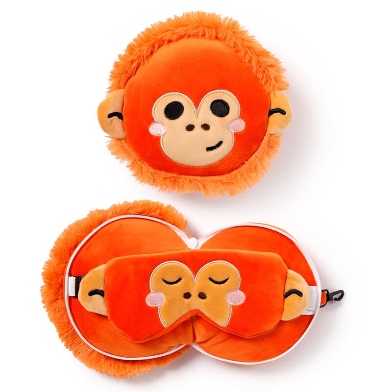 Load image into Gallery viewer, Ty relaxeazzz adoramals orangutang rond reiskussen slaapmasker