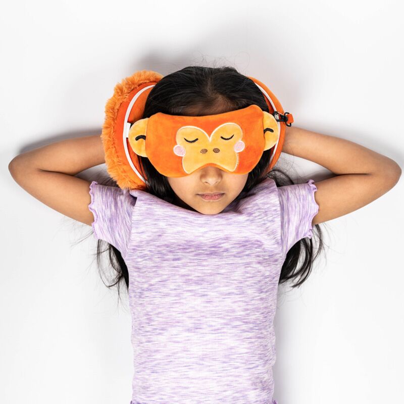 Load image into Gallery viewer, Ty relaxeazzz adoramals orangutang rond reiskussen slaapmasker