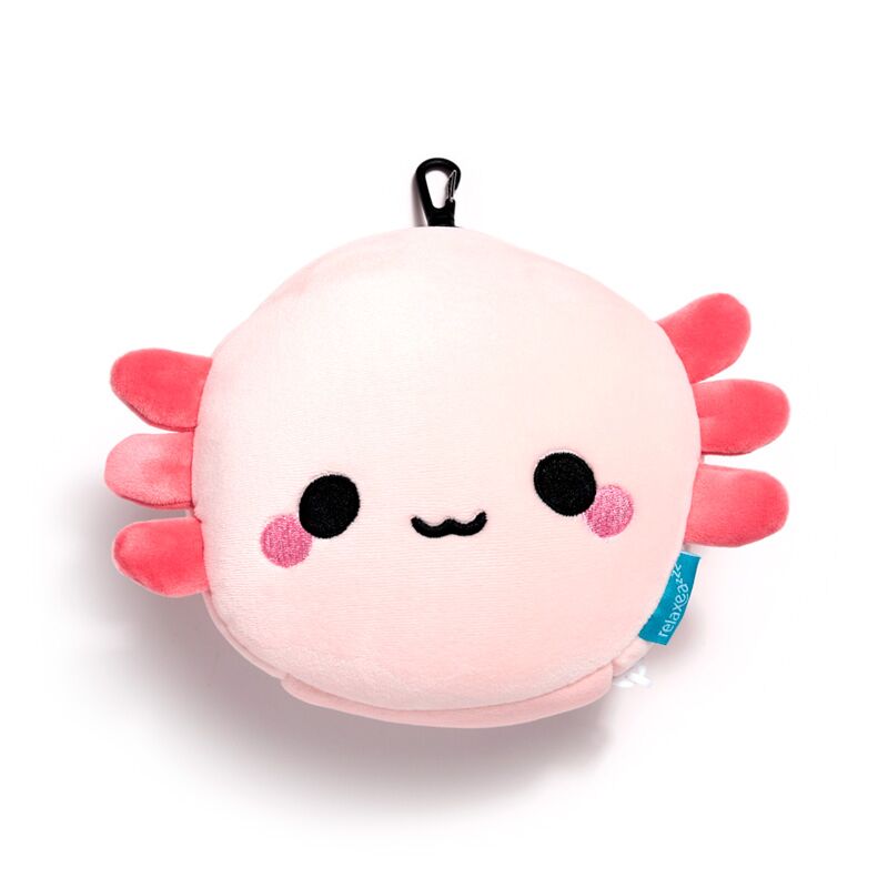 Load image into Gallery viewer, Ty relaxeazzz adoramals maddie de axolotl reiskussen slaapmasker
