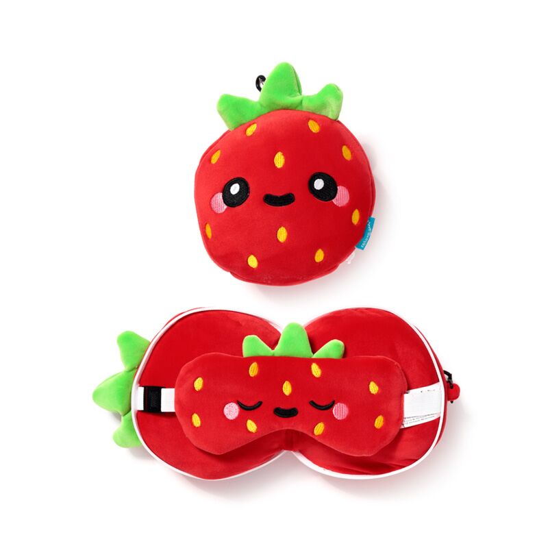 Load image into Gallery viewer, Ty relaxeazzz elidi de aardbei foodiemals reiskussen slaapmasker