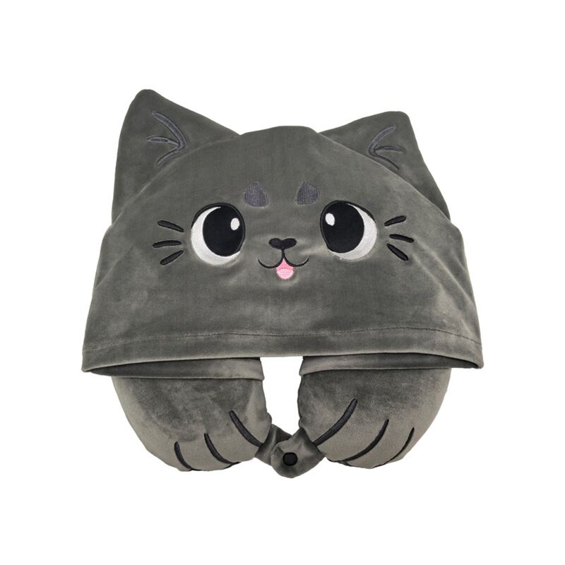 Afbeelding laden in galerijviewer, Puch hoodeazzz beans co pepper de kat memory foam reiskussen caon