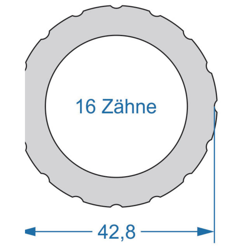 Load image into Gallery viewer, Cycplus cyclus gereedschap power.tool 2-zijdig t16 42.8 z12 23.0