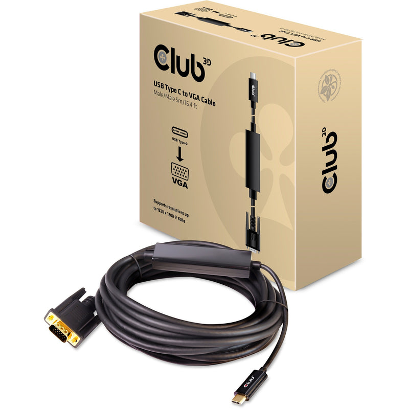 Load image into Gallery viewer, Club 3D USB Type C VGA Active kabel