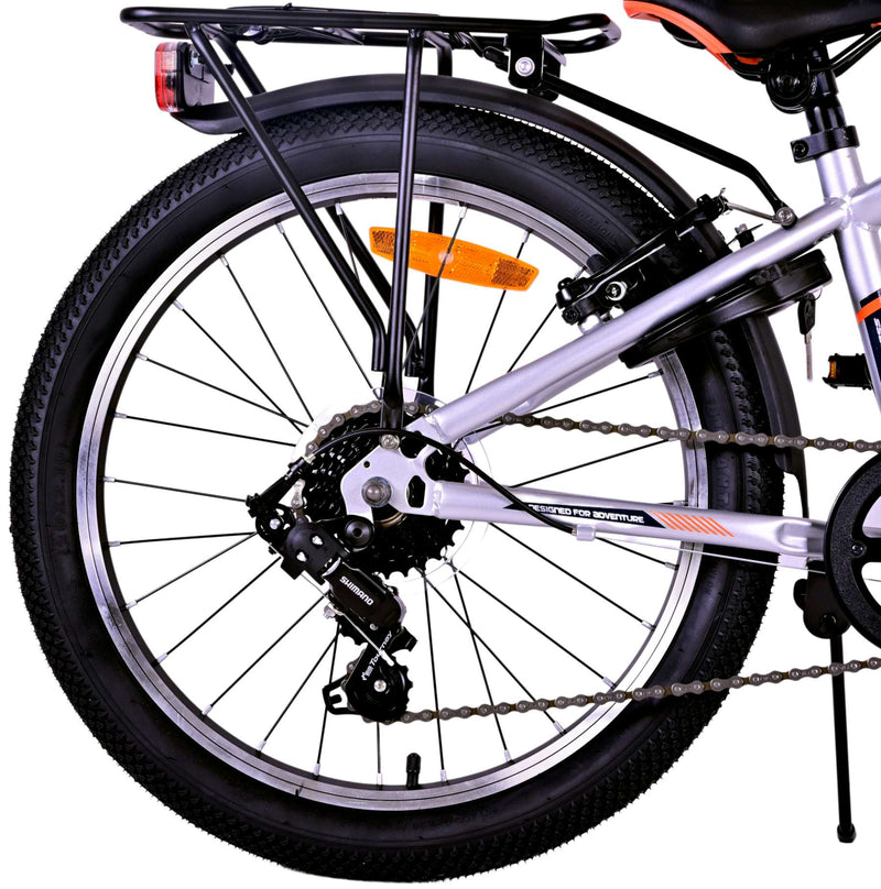 Load image into Gallery viewer, Volare Cross Kinderfiets - Jongens - 20 inch - Zilver - 6 versnellingen