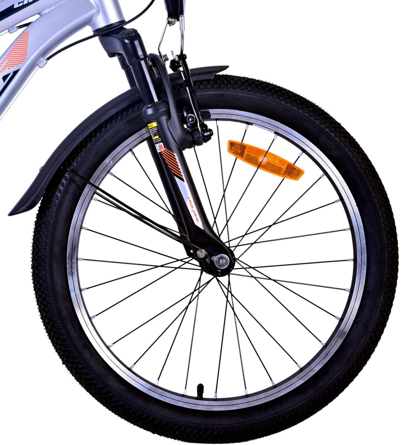 Load image into Gallery viewer, Volare Cross Kinderfiets - Jongens - 20 inch - Zilver - 6 versnellingen