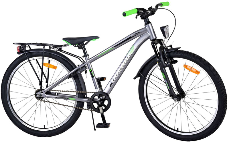 Load image into Gallery viewer, Volare Cross Kinderfiets - Jongens - 24 inch - donker Grijs